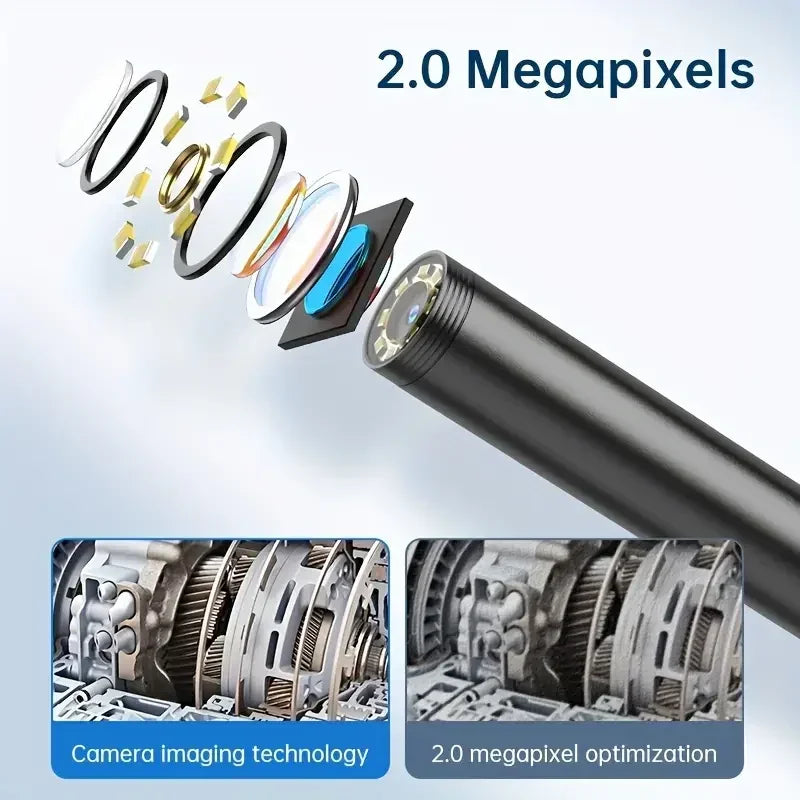 Mini HD Endoscope Camera Waterproof IP67 Industrial Camera Endoscope for Android Phone Camera, Pipe Inspection, Industrial, Auto CM World