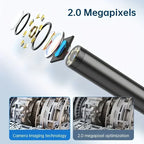 Mini HD Endoscope Camera Waterproof IP67 Industrial Camera Endoscope for Android Phone Camera, Pipe Inspection, Industrial, Auto CM World