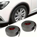Two 78 inch Thick Self-Adhesive Wheel Guards, Heavy-Duty Plastic Wheel Arch Protective Covers, Suitable for All Vehicles, Scratch and Collision Resistant, Easy to Install without Drilling Holes