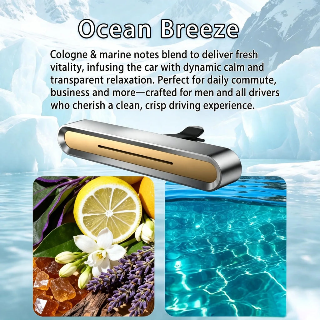 Luxury Car Air Freshener Long Lasting Fragrances Auto Air Outlet Perfume Freshener Car Aroma Diffuser Vent Clip