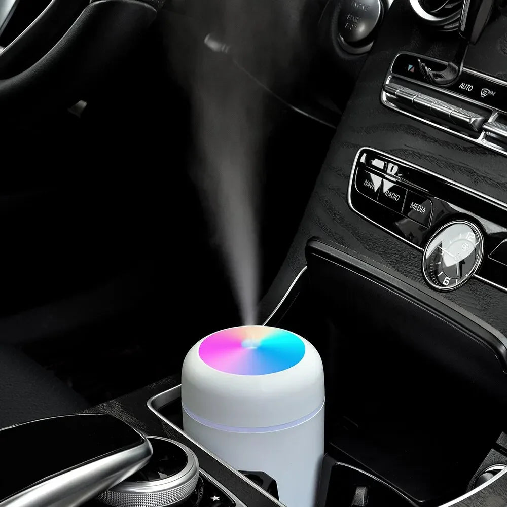Portátil USB Ultrasonic Aroma Difusor Colorido Cup Umidificador Cool Mist Maker Purificador de Ar Casa Carro CM World