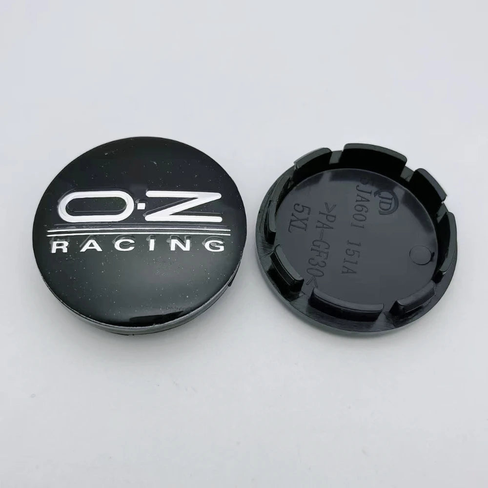 4pcs 56MM Inner Clips 51mm Car Wheel Center Hub Cap OZ Racing Logo Emblem Wheel Dust Cover Rim Hubcaps Replace Car Accessories
