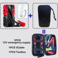 12V Car Jump Starter , 3000A Peak 99800mAh Portable Power Bank ,12V Auto Battery Booster with LCD Display, Emergency LED Light