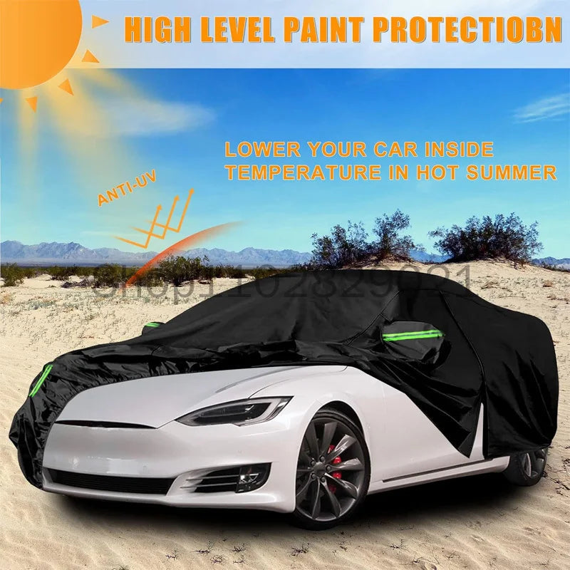 Outdoor Full Vehicle Cover For Renault Captur - Side Zipper Design, Waterproof Dustproof Sun Protection Car Cover Car Mobile World