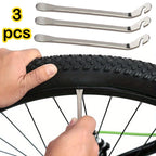 3pcs Bike Tire Levers Tube Remover Tool Metal MTB Road Bike Wheel Repair Tools Bicycle Tire Opener Crow Bar Outdoor Cycling Tool CM World