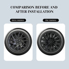 4PCS For Tesla Model 3 Highland 2023-2026 Turbine Wheel Cover 18 Inch Car Replacement Automobile Hub Cap Full Rim Car Acces CM World