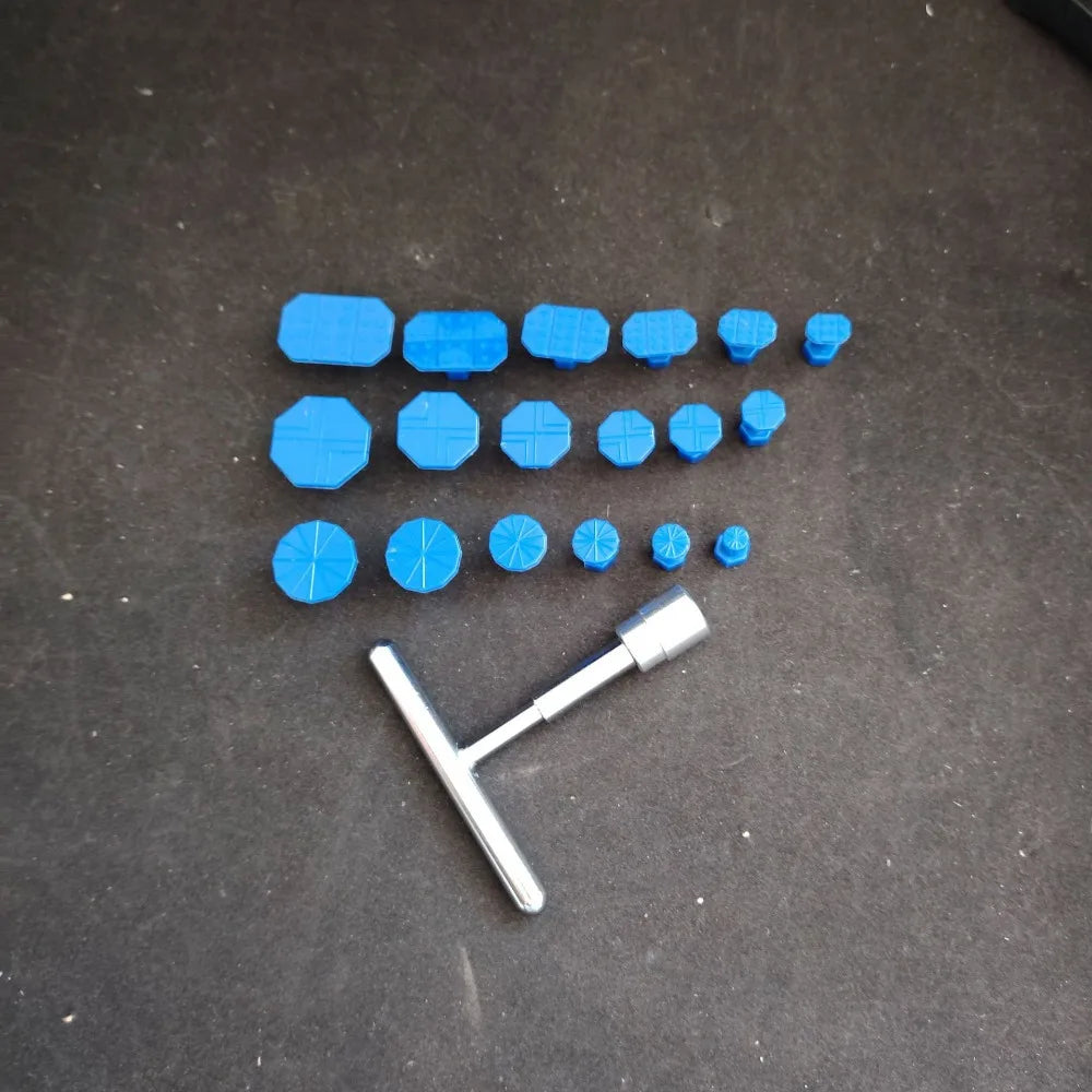 Car Body Paintless Dent Repair Tool Set Auto Part Mechanical Sheet Metal Slide Suction Cup Puller Glue Kit CM World