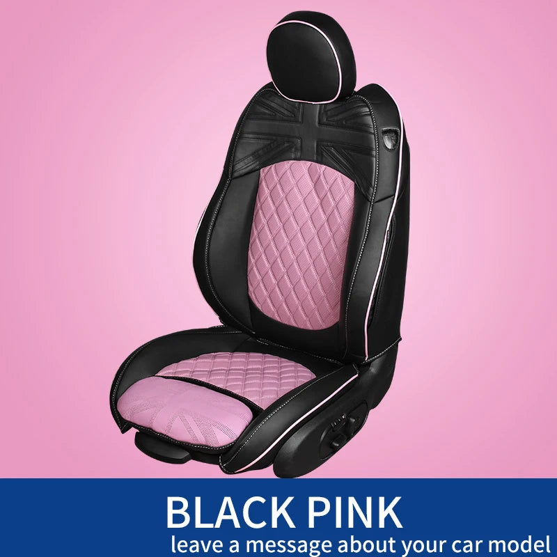 For Mini Cooper R50 R53 HATCHBACK R55 CLUBMAN R56 R57 R60 COUNTRYMAN Custom Seat Cover Protector Cushion Car Interior Accessorie CM World