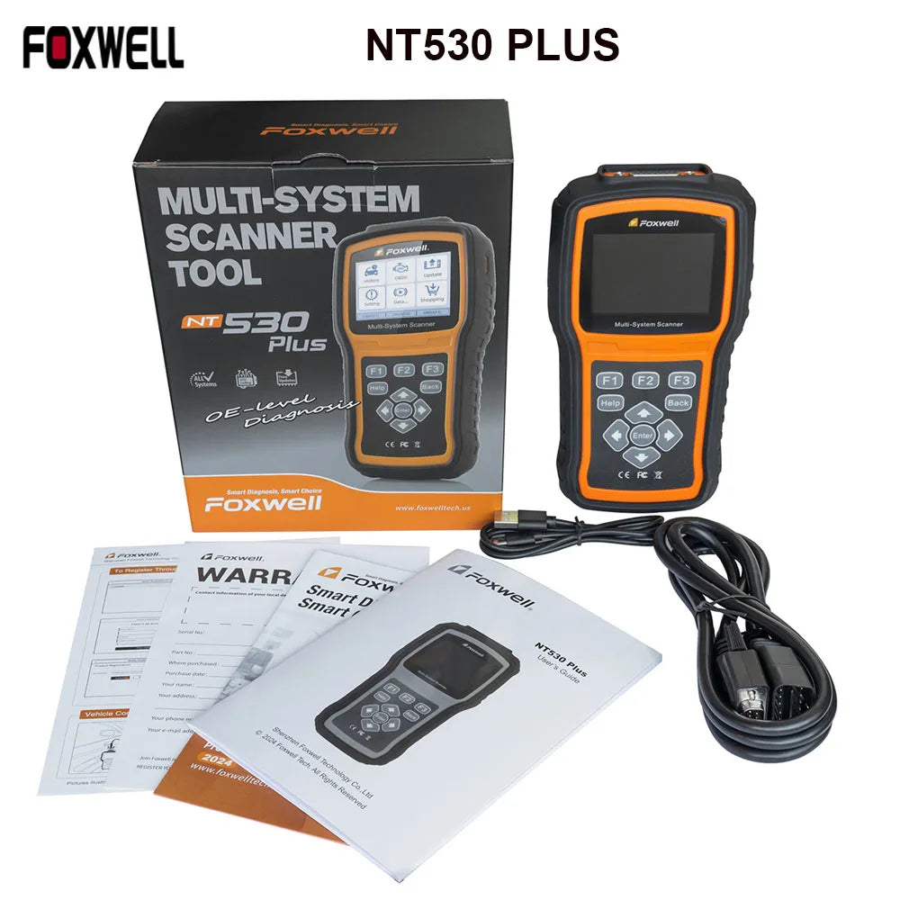 Foxwell NT530 PLUS WIFI Multi-System Scanner Universal Auto Diagnostic Tool for Chrysler Nissan Porsche BMW Benz GM PK NT680 Car Mobile World
