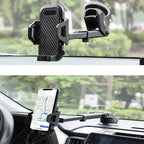 Sucker Car Phone Holder Mount Stand Suction Cup Smartphone Mobile Cell Support in Car Bracket For iPhone Xiaomi Huawei Samsung CM World