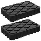 1/2Pcs Car Jack Rubber Pad Lift Blocks Floor Cars Parts Jacks Height Increasing Protective Pad Automotive Camper Stabilizer Pads CM World