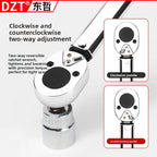 1/2" Drive High-Precision Torque Wrench 28-210Nm - Chrome Plated Adjustable for Bicycle Maintenance CM World