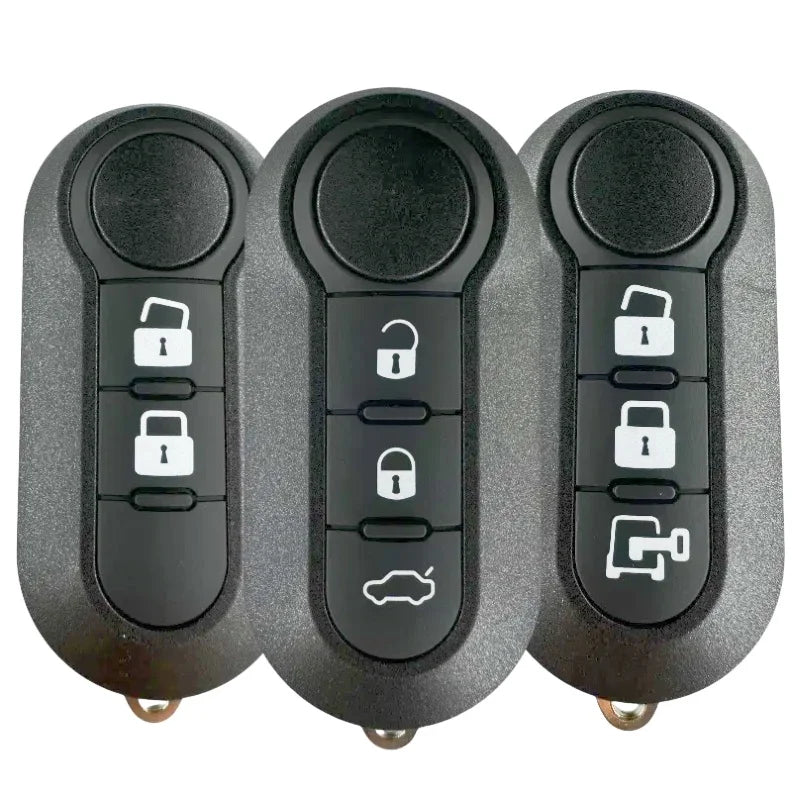 Good Quality For Fiat 500 Panda Punto Bravo 3 Buttons  Car Key Remote Control Shell Blank Case Housing Fob Keyless SIP22 Blade CM World