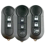 Good Quality For Fiat 500 Panda Punto Bravo 3 Buttons  Car Key Remote Control Shell Blank Case Housing Fob Keyless SIP22 Blade CM World