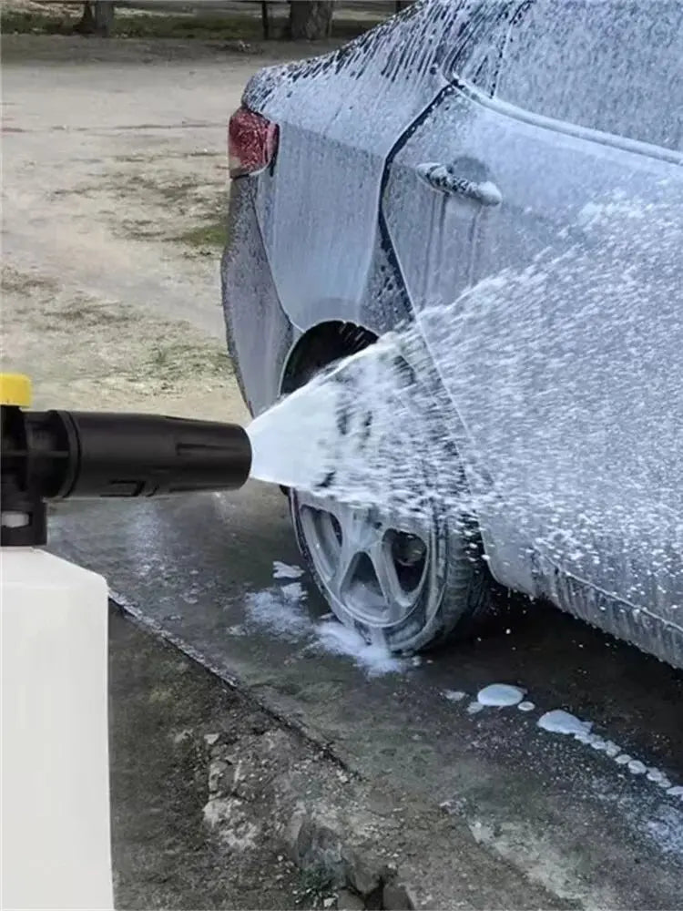 High Pressure Washer PA Foam Pot 1/4" Quick Plug Universal Spray Gun Household Snow Foam Cannon Nozzle Car Washing Water Gun CM World