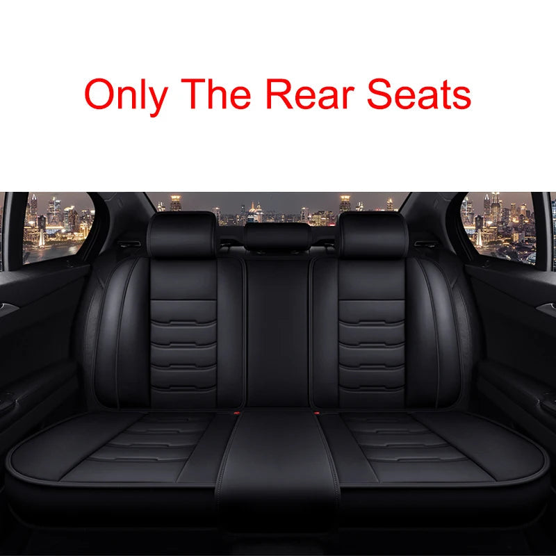 Full Coverage Universal Pu Leather Car Seat Covers for Buick Enclave Cascada Encore Lacrosse Excelle Regal TourX Car Accessories CM World