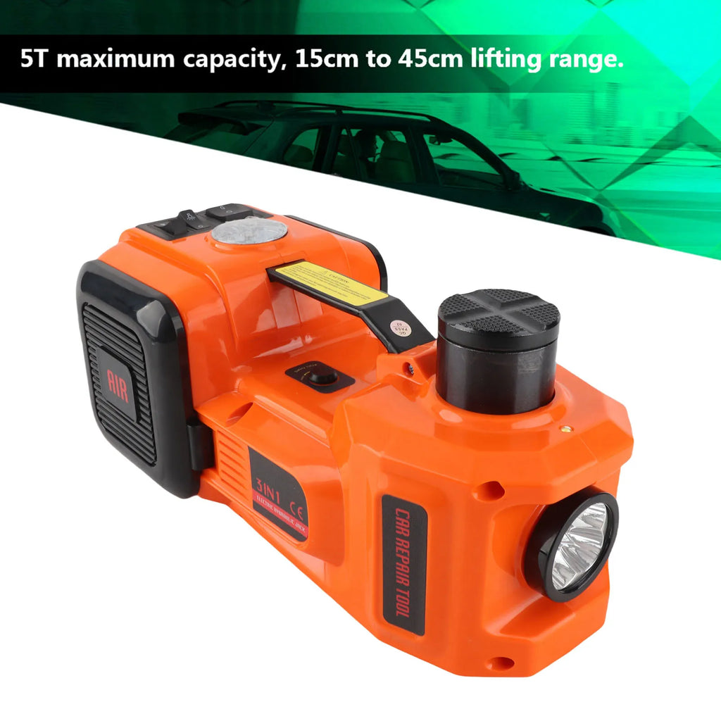 Hydraulic Jack 5Ton 12V  Automotive Car Electric Hydraulic Floor Jack  Garage and Emergency Equipment  Jack Auto Jack CM World