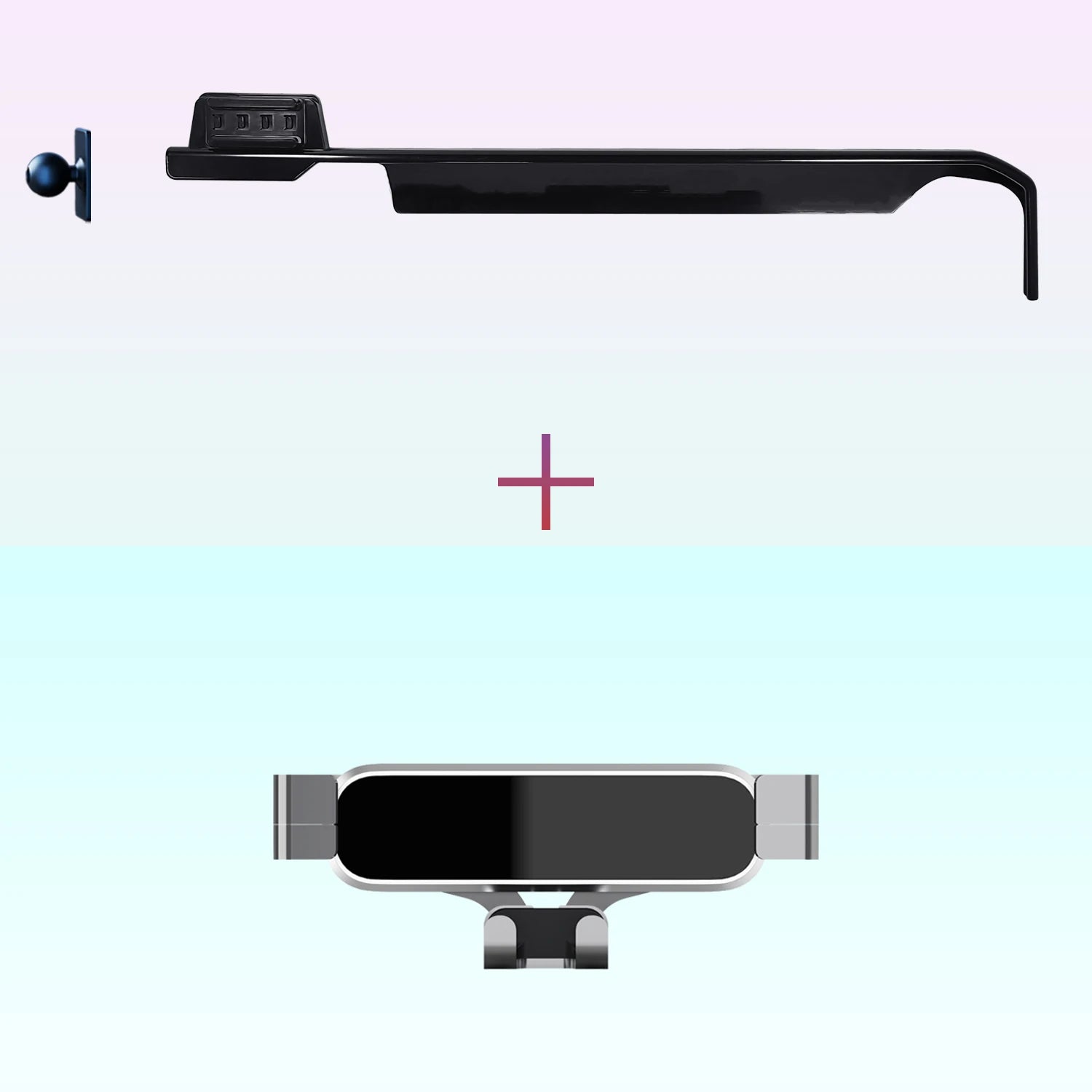 For Chevrolet Silverado 2022 2023 2024 Phone Holder Car Double Bracket Base Magnetic MagSafe Wireless Charging Car Phone Mount CM World