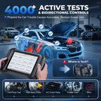 XTOOL D8S Car Diagnostic Tool OBD2 Bidirectional Scanner Topology Map All System Diagnostic ECU Coding 42+ Resets 3 Years Update