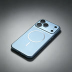 Instantly Change 18 Ultra Thin Metallic Paint Magnetic Case For iPhone 18 17 16 15 14 13 Pro Max Lens Protect For Magsafe Cover