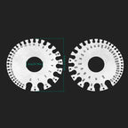 1pcs 0-36 Round AWG SWG Wire Gauge Thickness Ruler Gauge Diameter Stainless Steel Measurer Tool Welding Inspection Wire Gauge CM World