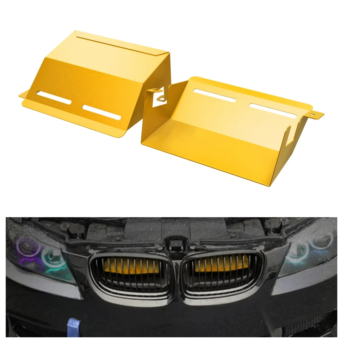Aluminum Air Intake Scoops for BMW E90 E92 E93 323i 325i 328i 330i 335i 335d for BMW N54 N55 Engine 2007-2012 CM World
