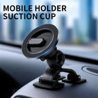 Curved Surface Foldable MagSafe Car Phone Mount Premium Navigation Bracket for Vehicle CM World
