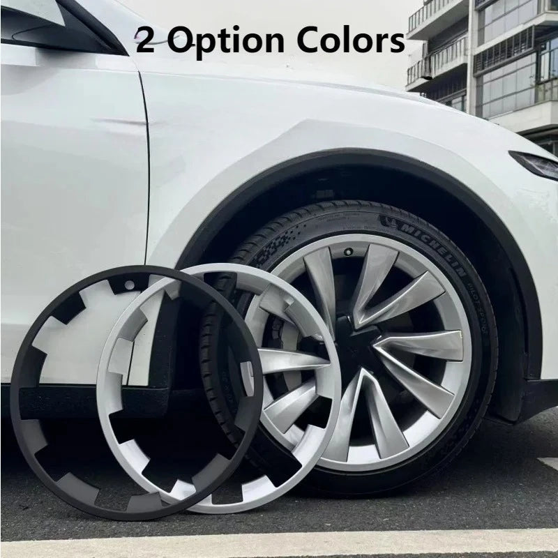For Tesla Model Y Juniper 2025 Wheel Guard Protector Cover 20 Inch Rim Wheel Hub Protection Patch ABS Auto Exterior Accessories CM World