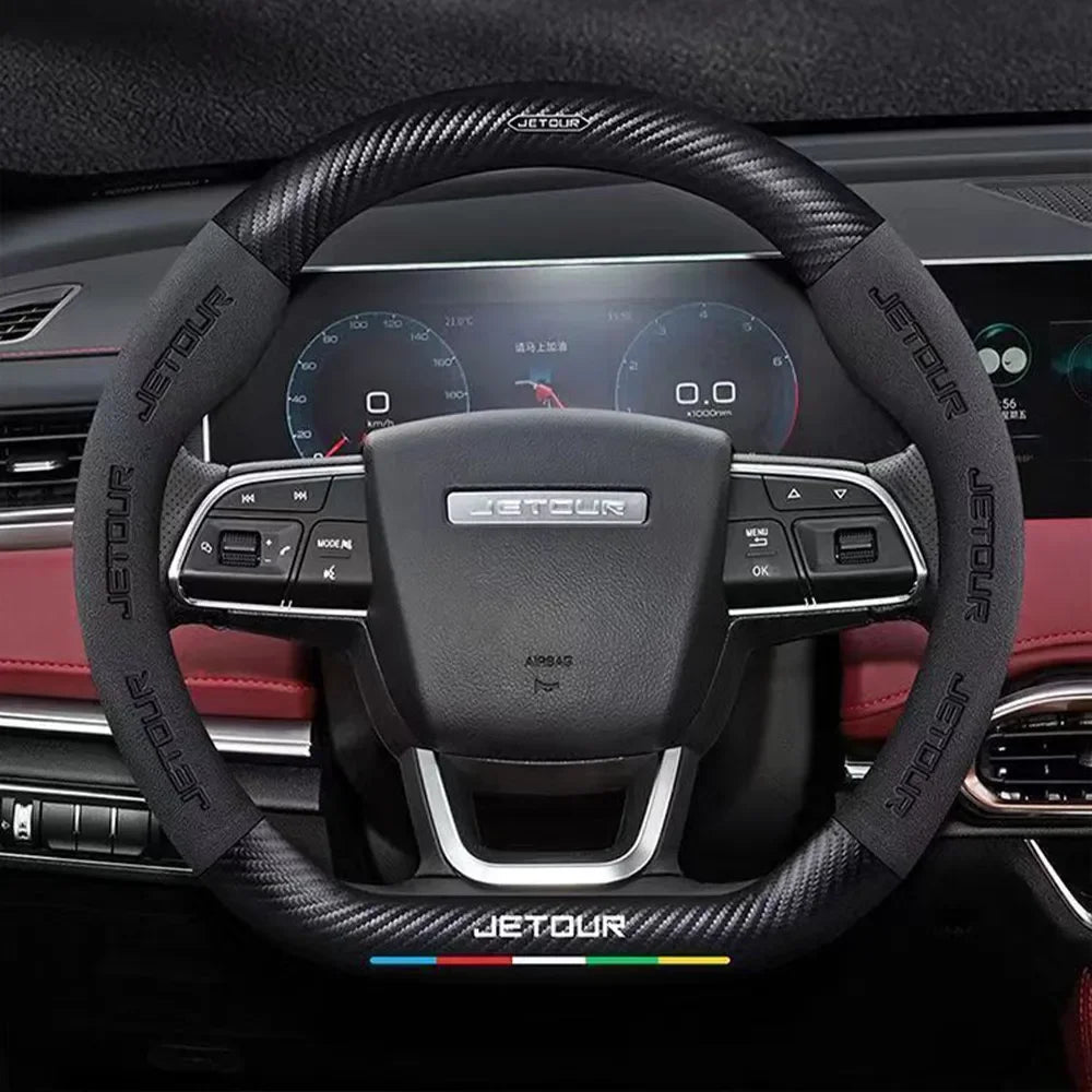 Car Steering Wheel Cover Protector D Type Auto Interior Accessories For Chery Jetour X70 X70SM X90 X95 DASHING i-DM T2 T3 CM World