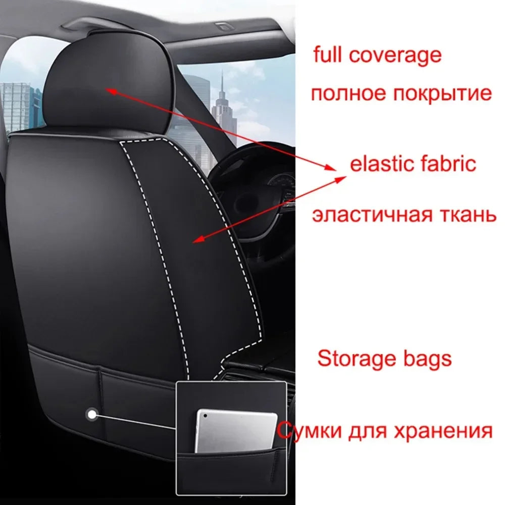 Full Coverage Pu Leather Car Seat Covers for Mercedes B-Class W245 W246 W242 W247 B-Klasse B180 B200 B250 B250E Car Accessories CM World