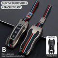 Zinc Alloy Car Smart Key Case Cover Shell Fob for Porsche New Cayenne Panamera 911 992 Taycan Car Protect Interior Accessories CM World