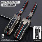 Zinc Alloy Car Smart Key Case Cover Shell Fob for Porsche New Cayenne Panamera 911 992 Taycan Car Protect Interior Accessories CM World
