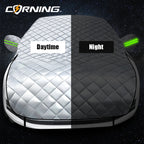 3/5-Layer Thicken Car Snow Cover Car Windshield Hood Protection Cover Snowproof Anti-Frost Sunshade Protector Winter Auto Parts Car Mobile World