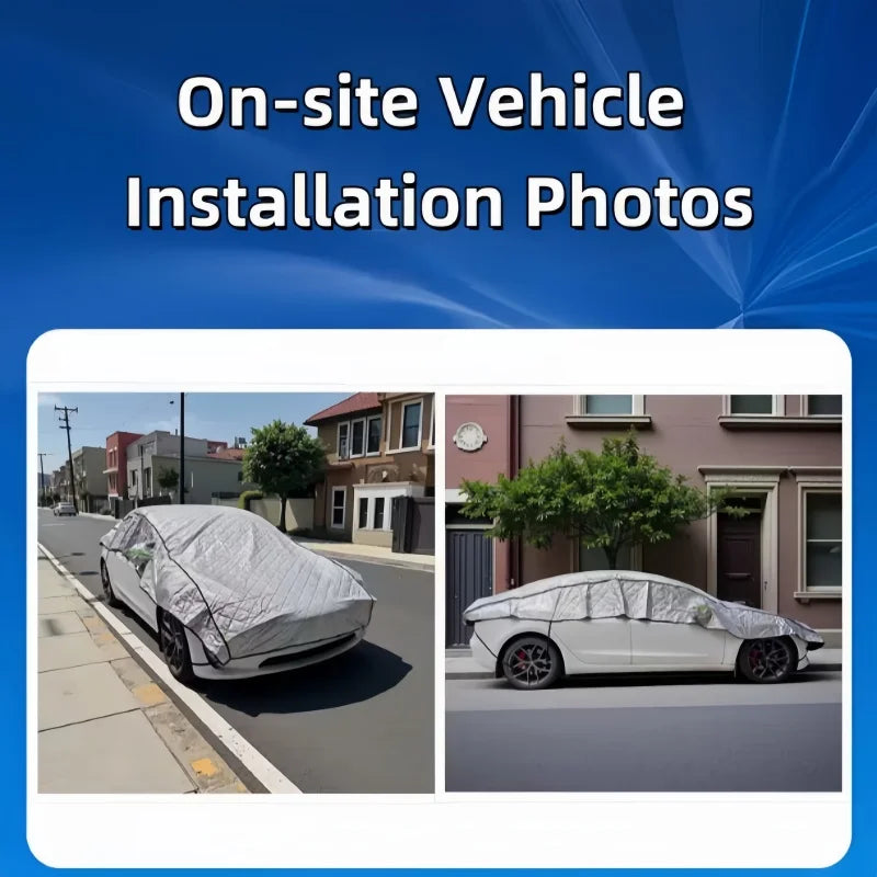 All-Season Windshield Cover for SUV/Truck/Car, Heavy-Duty Full Coverage, Easy Install/Remove, Snow & Sun Protection Car Mobile World