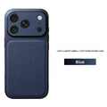 Solid Color Lychee Grain Leather Phone Case, Anti-Scratch & Shockproof Protective Cover for iPhone 17 Pro Max  16 15 14 13 Air
