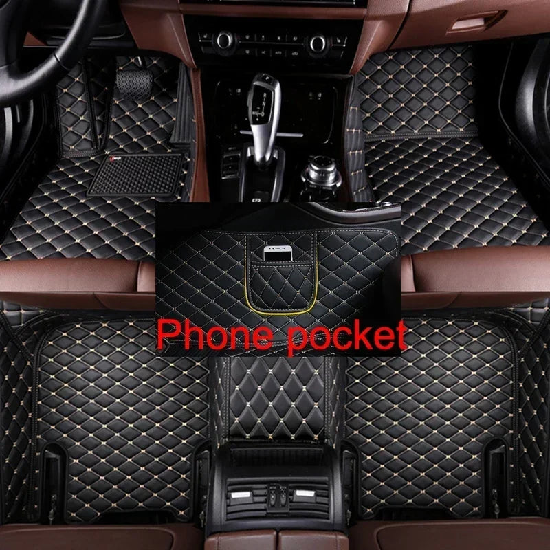 3 PCS Custom Full Coverage Car Floor Mats for Ford S-Max 2007-2016 2017-2020 5Seat 2007-2016 Everest 2015-2020 Car Accessories