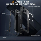 Brand new color magnetic shockproof and dustproof transparent phone case - Compatible with iPhone 17/17 Air/17 Pro/17 Pro Max Car Mobile World