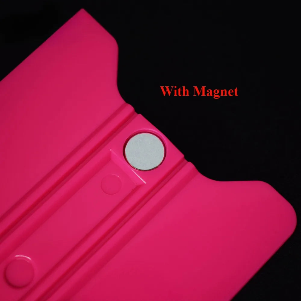 ALIWRAP China-Chic Magnetic Window Tint Felt Squeegee Scraper Car Vinyl Film Wrap Installation Tool Air Bubble-Free Applicator Car Mobile World