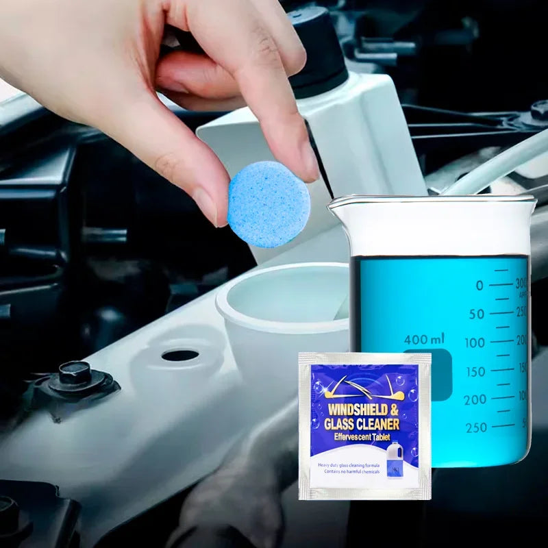 Car Windshield Glass Concentrated Washer Tablets Car Effervescent Washer Fluid Wiper Glass Solid Cleaning Tablets for Car Window CM World