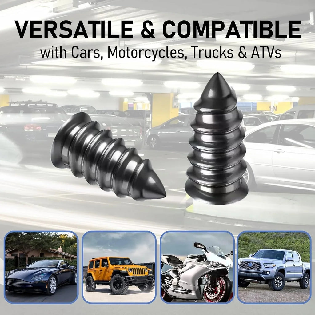 10-100Pcs Emergency Tire Puncture Repair Nails Universal Car Motorcycle Bike Vacuum Tyre Repair Nail Quick Fix Tool Kit CM World