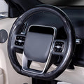 Steering Size 36-38cm Universal Non-slip D-shaped Round Breathable Car Steering Wheel Cover Protector Suitable Auto Accessories CM World