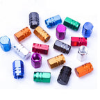 Aluminum Alloy Car Wheel Tire Valve Caps Tyre Rim Stem Covers Car Dustproof Tire Cap For Cars Motorcycles Trucks Bikes CM World