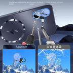 Magnetic iPhone Case with Heat Dissipation, Full Protection, Anti-drop for Apple 16, 15, 14, 13, Pro Max, New Car Mobile World