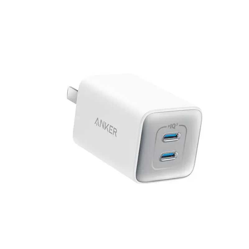 Anker 523 Charger Nano 3 47W Dual USB C Charger Durable Compact Fast Charging For Macbook Air/Galaxy/iphone/Xiaomi/AirPods Car Mobile World
