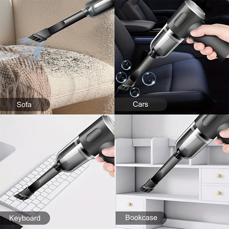 690000Pa Wireless Car Vacuum 2 Hours Quick Charge Wet Dry Dual-use Cleaner Cordless Handheld High-power Vacuum Cleaner 2026 Car Mobile World