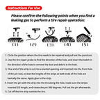 New Car Tire Repair Kit Puncture Plug Tools Tyre Puncture Emergency for Universal Tire Strips Stiring Glue Repair Tool Kit