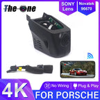 4K Plug And Play Easy Installation Wifi Car DVR Dash Cam For Porsche Cayenne/Macan/911/Taycan/Panamera/718 Boxster & Cayman Car Mobile World