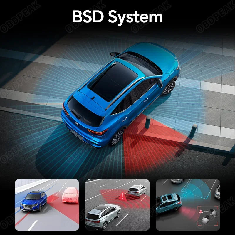 A8 4CH Dash Cam 11.26 Inch 4K WIFI Rear View Mirror 4 Cameras Video Recorder Car DVR Dual Lens ADAS BSD Night Vision 24H Parking