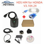 Newest V3.104.024 For Honda HDS HIM Diagnostic Tool with Double Board HDS HIM with Z-TEK USB1.1 To RS232 Convert Connector CM World