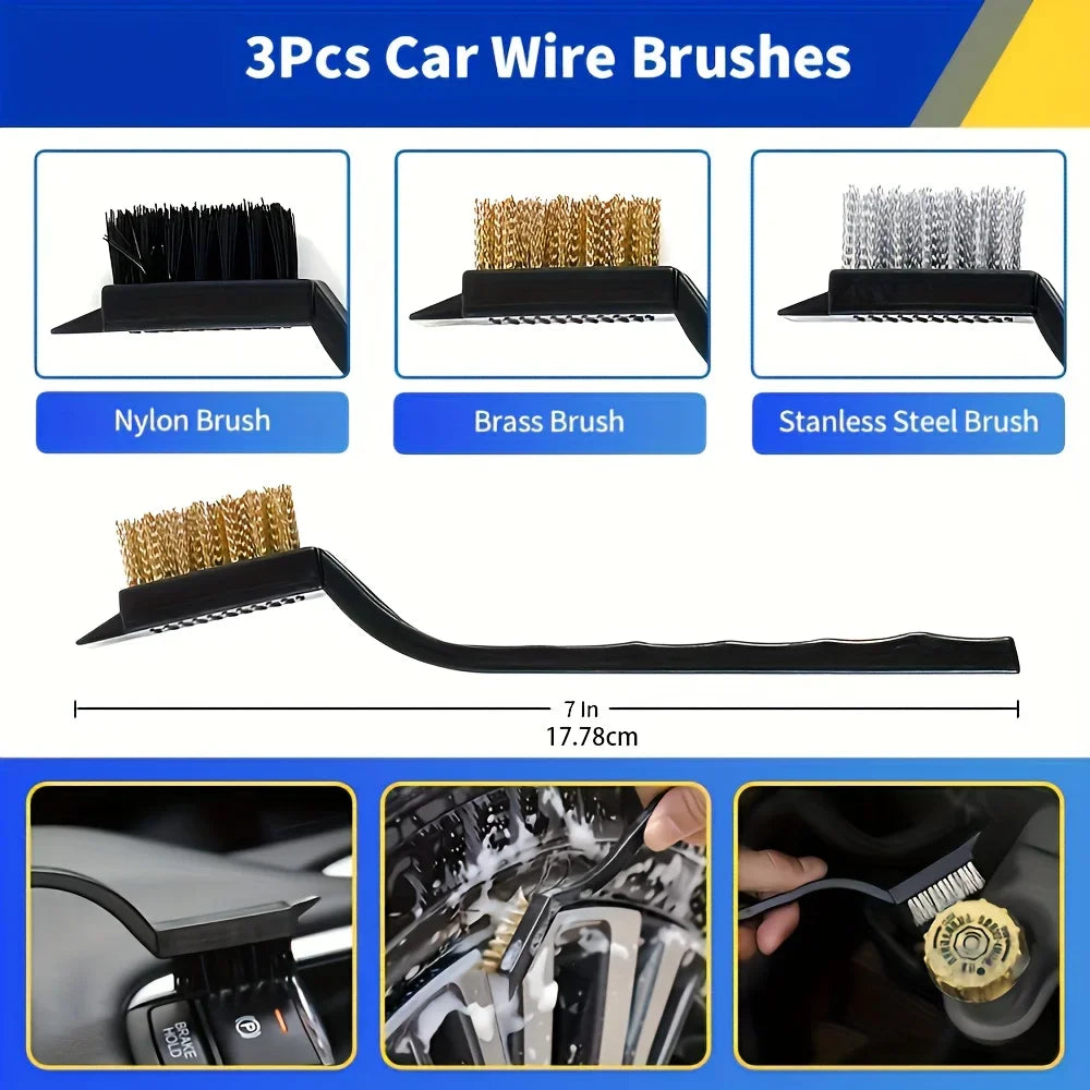 27 Pcs RV Car Wash Kit, Car Accessories, Cleaning Supplies, Car Cleaning Brush, Car Repair Kit, Car Repair Brush, Bathroom CM World